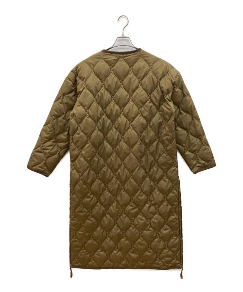 TAION（タイオン）TAION (タイオン) ダウンコート ブラウン×イエロー サイズ:不明の古着・服飾アイテム