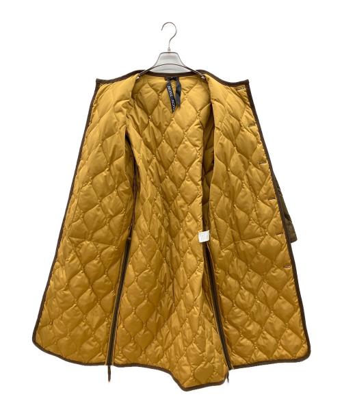TAION（タイオン）TAION (タイオン) ダウンコート ブラウン×イエロー サイズ:不明の古着・服飾アイテム