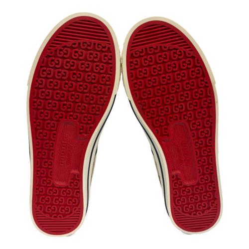 GUCCI（グッチ）GUCCI (グッチ) TENNIS 1977 ベージュ×グリーン サイズ:7の古着・服飾アイテム
