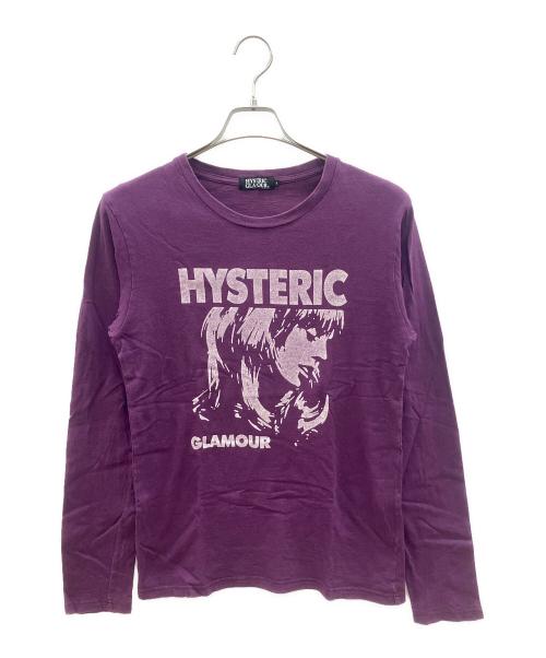 Hysteric Glamour（ヒステリックグラマー）Hysteric Glamour (ヒステリックグラマー) 長袖カットソー パープル サイズ:Sの古着・服飾アイテム