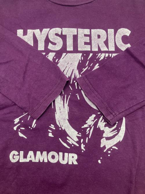 Hysteric Glamour（ヒステリックグラマー）Hysteric Glamour (ヒステリックグラマー) 長袖カットソー パープル サイズ:Sの古着・服飾アイテム