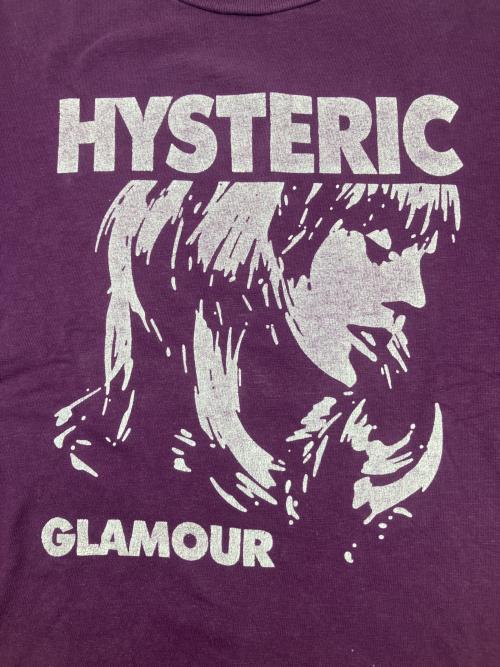 Hysteric Glamour（ヒステリックグラマー）Hysteric Glamour (ヒステリックグラマー) 長袖カットソー パープル サイズ:Sの古着・服飾アイテム