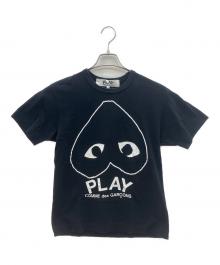 PLAY COMME des GARCONS（プレイコムデギャルソン）の古着「Tシャツ」｜ブラック