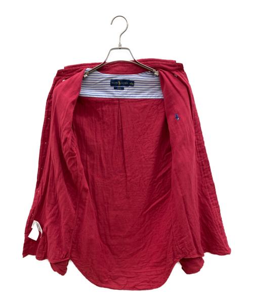 RALPH LAUREN（ラルフローレン）RALPH LAUREN (ラルフローレン) 長袖シャツ レッド サイズ:Sの古着・服飾アイテム