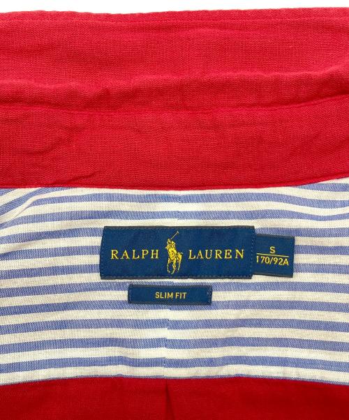 RALPH LAUREN（ラルフローレン）RALPH LAUREN (ラルフローレン) 長袖シャツ レッド サイズ:Sの古着・服飾アイテム