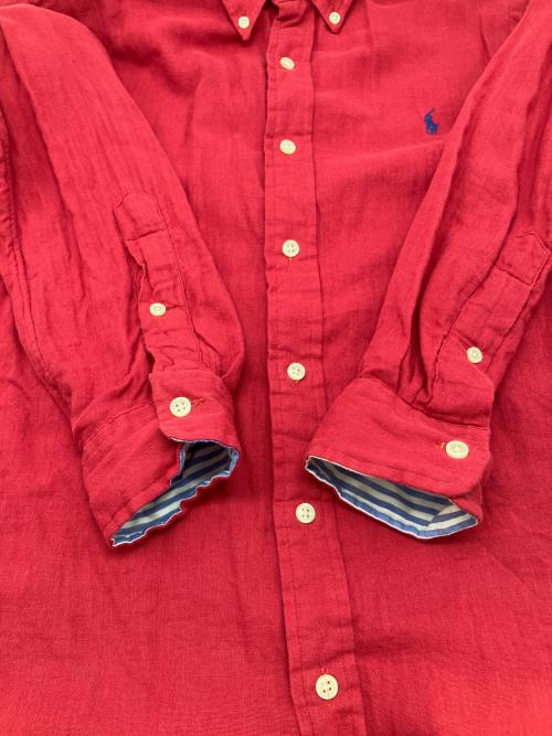 RALPH LAUREN（ラルフローレン）RALPH LAUREN (ラルフローレン) 長袖シャツ レッド サイズ:Sの古着・服飾アイテム