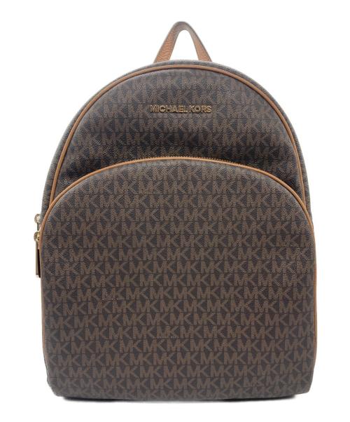 MICHAEL KORS（マイケルコース）MICHAEL KORS (マイケルコース) デイパック ブラウンの古着・服飾アイテム