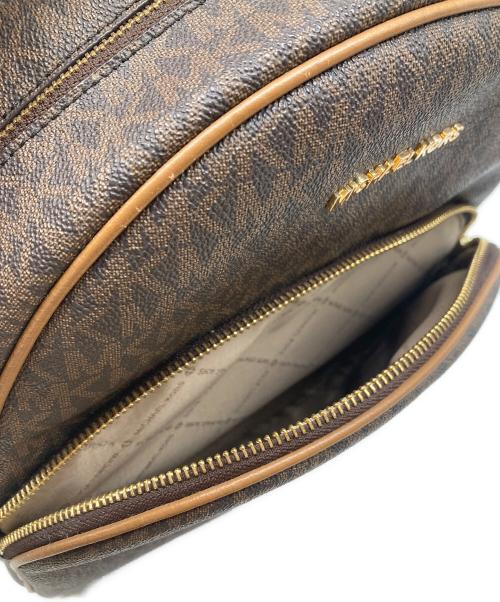 MICHAEL KORS（マイケルコース）MICHAEL KORS (マイケルコース) デイパック ブラウンの古着・服飾アイテム