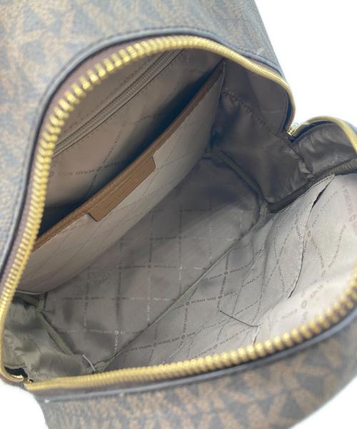 MICHAEL KORS（マイケルコース）MICHAEL KORS (マイケルコース) デイパック ブラウンの古着・服飾アイテム