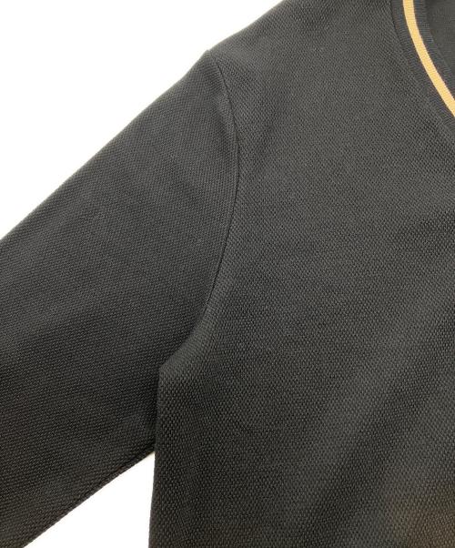 FRED PERRY（フレッドペリー）FRED PERRY (フレッドペリー) 厚手カーディガン ブラック サイズ:Lの古着・服飾アイテム