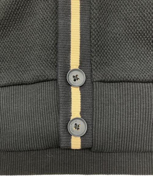 FRED PERRY（フレッドペリー）FRED PERRY (フレッドペリー) 厚手カーディガン ブラック サイズ:Lの古着・服飾アイテム