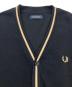 中古・古着 FRED PERRY (フレッドペリー) 厚手カーディガン ブラック サイズ:L：7000円