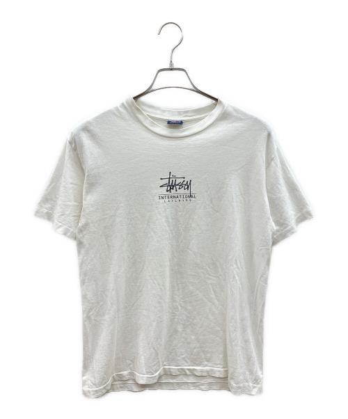 stussy（ステューシー）stussy (ステューシー) 半袖カットソー ホワイト サイズ:Ｍの古着・服飾アイテム