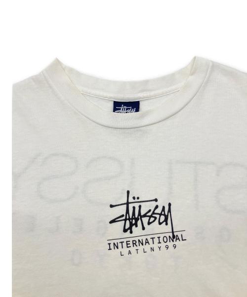stussy（ステューシー）stussy (ステューシー) 半袖カットソー ホワイト サイズ:Ｍの古着・服飾アイテム
