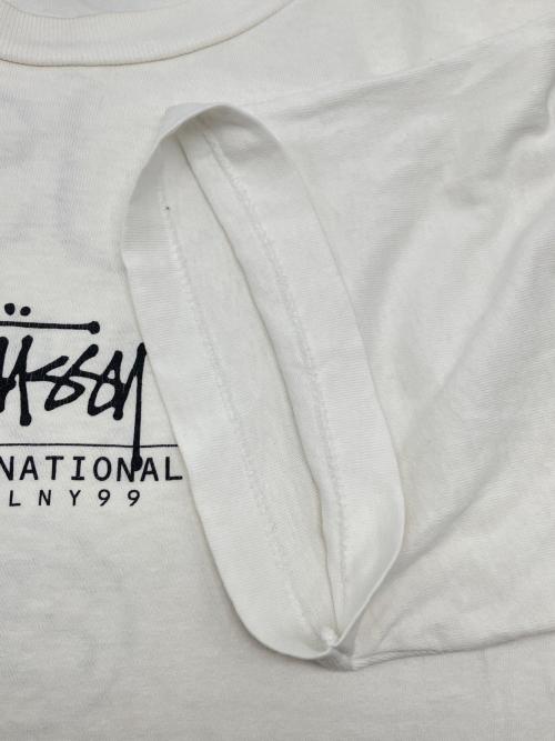 stussy（ステューシー）stussy (ステューシー) 半袖カットソー ホワイト サイズ:Ｍの古着・服飾アイテム