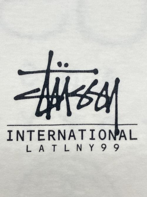 stussy（ステューシー）stussy (ステューシー) 半袖カットソー ホワイト サイズ:Ｍの古着・服飾アイテム