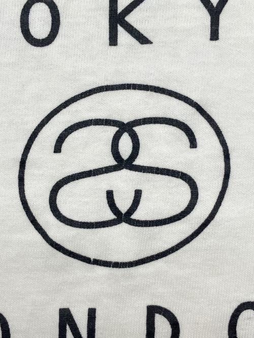 stussy（ステューシー）stussy (ステューシー) 半袖カットソー ホワイト サイズ:Ｍの古着・服飾アイテム
