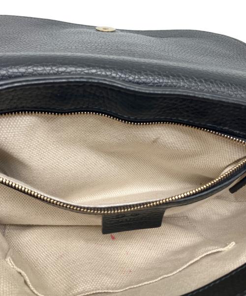 GUCCI（グッチ）GUCCI (グッチ) チェーンショルダーバッグ ブラックの古着・服飾アイテム