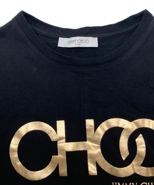 JIMMY CHOO（ジミーチュウ）JIMMY CHOO (ジミーチュウ) 半袖カットソー ブラック サイズ:Ｍの古着・服飾アイテム