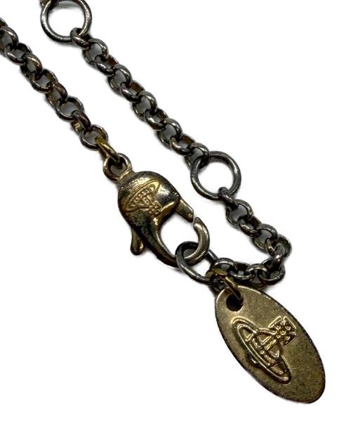 Vivienne Westwood（ヴィヴィアンウエストウッド）Vivienne Westwood (ヴィヴィアンウエストウッド) スモールオーブネックレス ゴールドカラーの古着・服飾アイテム