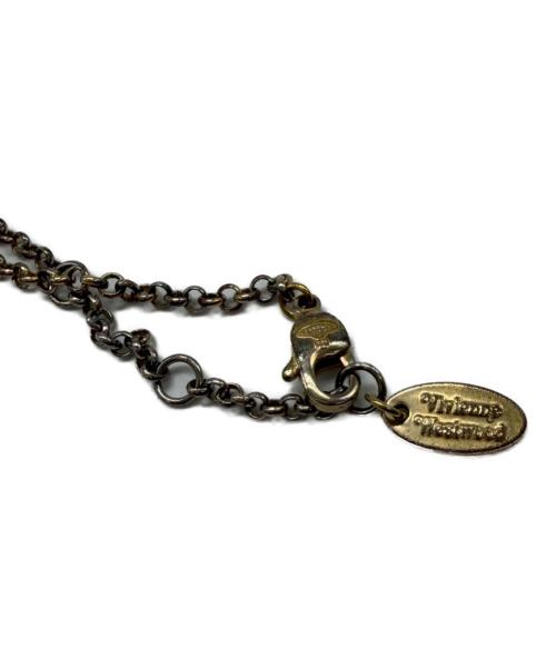 Vivienne Westwood（ヴィヴィアンウエストウッド）Vivienne Westwood (ヴィヴィアンウエストウッド) スモールオーブネックレス ゴールドカラーの古着・服飾アイテム