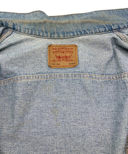 LEVI'S（リーバイス）LEVI'S (リーバイス) 90s 70507デニムジャケット 1991年9月製 釦裏527 USA製 古着 インディゴ サイズ:XLの古着・服飾アイテム