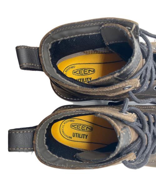 KEEN（キーン）KEEN (キーン) ワークブーツ KEEN SAN JOSE 6 WP(サンノゼ シックス（アルミニウムトゥ）ウォータープルーフ ブラウン サイズ:26cmの古着・服飾アイテム