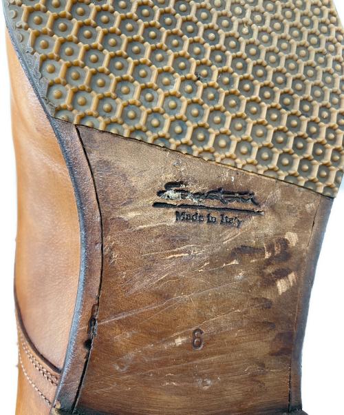 Santoni（サントーニ）Santoni (サントーニ) ドレスシューズ ブラウン サイズ:6の古着・服飾アイテム