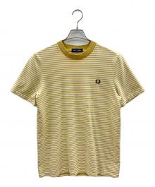 FRED PERRY（フレッドペリー）の古着「半袖カットソー」｜イエロー×ホワイト