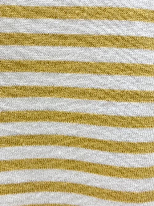 FRED PERRY（フレッドペリー）FRED PERRY (フレッドペリー) 半袖カットソー イエロー×ホワイト サイズ:Ｍの古着・服飾アイテム