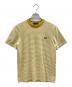 FRED PERRY（フレッドペリー）の古着「半袖カットソー」｜イエロー×ホワイト