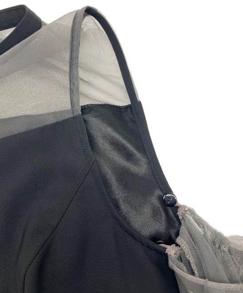 ANDRESD（アンドレスド）ANDRESD (アンドレスド) 長袖ワンピース　detached sleeve dress ブラック×グレー サイズ:Lの古着・服飾アイテム