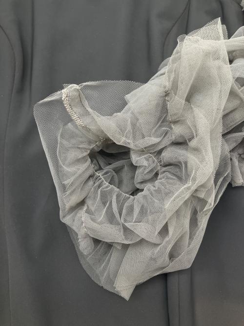 ANDRESD（アンドレスド）ANDRESD (アンドレスド) 長袖ワンピース　detached sleeve dress ブラック×グレー サイズ:Lの古着・服飾アイテム