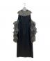 ANDRESD (アンドレスド) 長袖ワンピース　detached sleeve dress ブラック×グレー サイズ:L：8000円