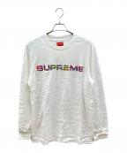 SUPREMEシュプリーム）の古着「長袖カットソー 20SS」｜ホワイト
