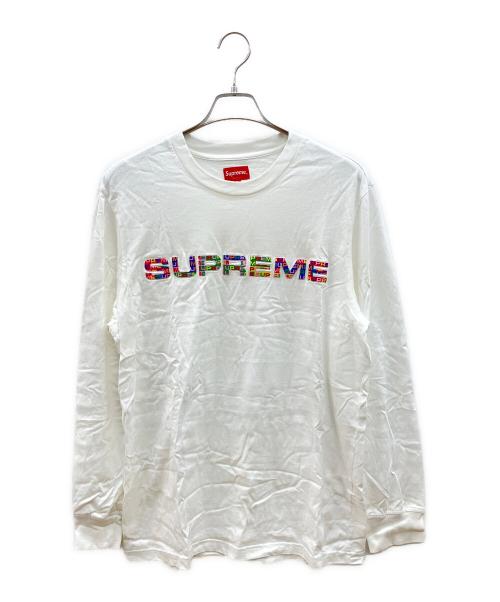 SUPREME（シュプリーム）SUPREME (シュプリーム) 長袖カットソー 20SS ホワイト サイズ:Ｍの古着・服飾アイテム