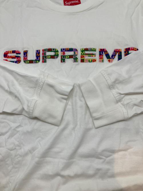 SUPREME（シュプリーム）SUPREME (シュプリーム) 長袖カットソー 20SS ホワイト サイズ:Ｍの古着・服飾アイテム