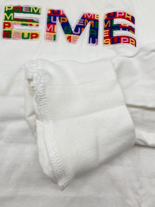 SUPREME（シュプリーム）SUPREME (シュプリーム) 長袖カットソー 20SS ホワイト サイズ:Ｍの古着・服飾アイテム