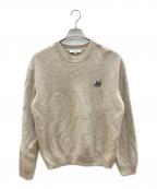 maison kitsuneメゾンキツネ）の古着「厚手ニット　BOLD FOX HEAD COMFORT　2025AW」｜アイボリー
