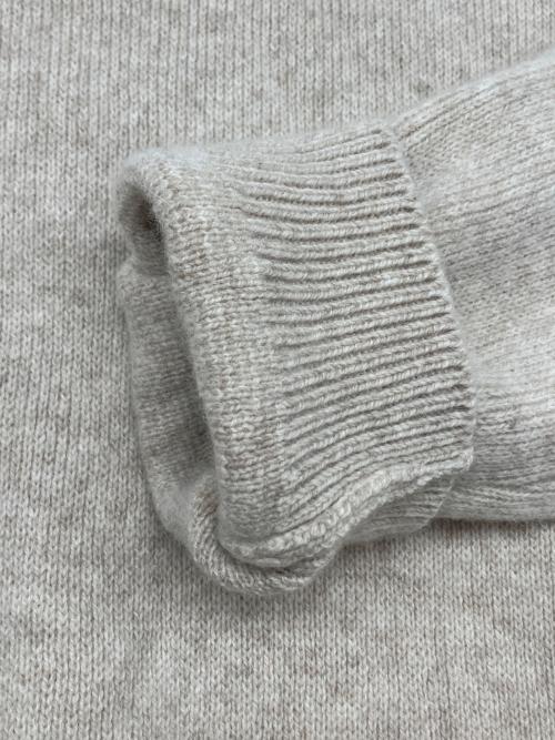 maison kitsune（メゾンキツネ）maison kitsune (メゾンキツネ) 厚手ニット　BOLD FOX HEAD COMFORT　2025AW アイボリー サイズ:Lの古着・服飾アイテム