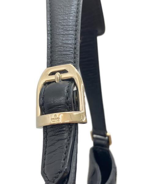 GUCCI（グッチ）GUCCI (グッチ) ワンショルダーバッグ　ホースビット ブラックの古着・服飾アイテム