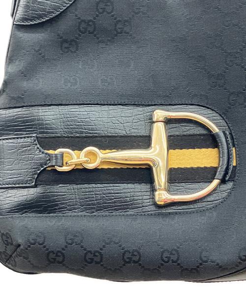 GUCCI（グッチ）GUCCI (グッチ) ワンショルダーバッグ　ホースビット ブラックの古着・服飾アイテム