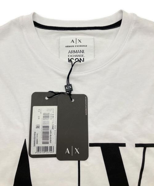 ARMANI EXCHANGE（アルマーニ エクスチェンジ）ARMANI EXCHANGE (アルマーニ エクスチェンジ) 半袖カットソー ホワイト サイズ:S 未使用品の古着・服飾アイテム