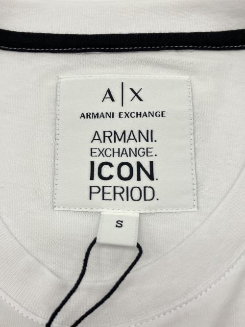 ARMANI EXCHANGE（アルマーニ エクスチェンジ）ARMANI EXCHANGE (アルマーニ エクスチェンジ) 半袖カットソー ホワイト サイズ:S 未使用品の古着・服飾アイテム