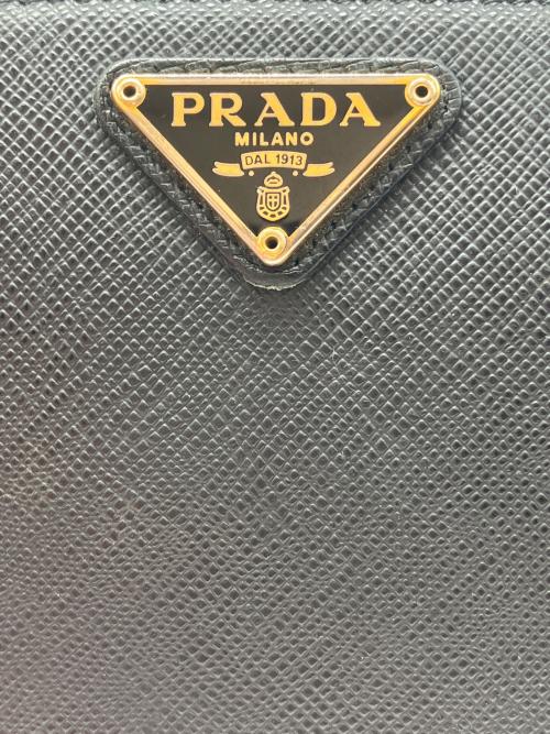 PRADA（プラダ）PRADA (プラダ) 長財布　サフィアーノ ブラックの古着・服飾アイテム