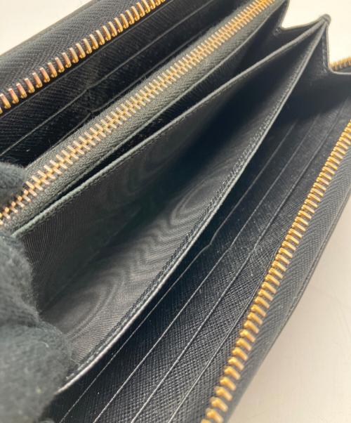 PRADA（プラダ）PRADA (プラダ) 長財布　サフィアーノ ブラックの古着・服飾アイテム