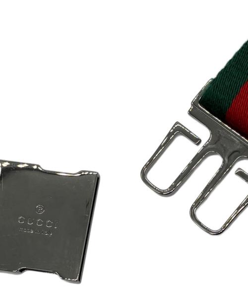 GUCCI（グッチ）GUCCI (グッチ) ウエストポーチ GG ベージュ×ブラウンの古着・服飾アイテム
