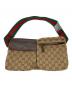 GUCCI（グッチ）の古着「ウエストポーチ GG」｜ベージュ×ブラウン