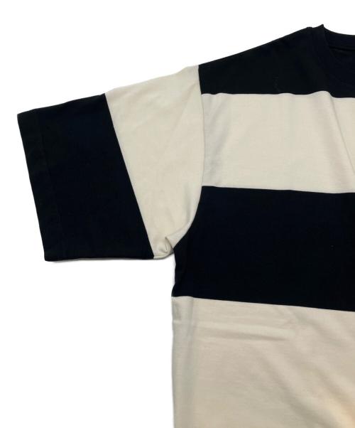 Schott（ショット）Schott (ショット) 半袖カットソー　ヴィンテージアメカジ ブラック×ホワイト サイズ:XLの古着・服飾アイテム