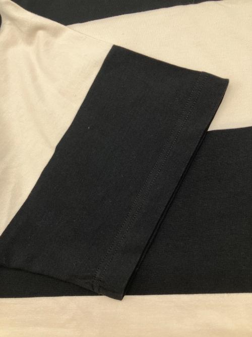 Schott（ショット）Schott (ショット) 半袖カットソー　ヴィンテージアメカジ ブラック×ホワイト サイズ:XLの古着・服飾アイテム